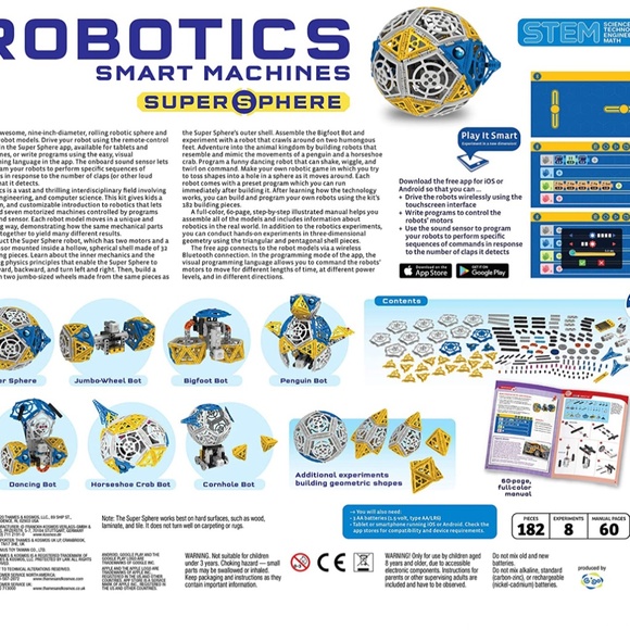 Thames & Kosmos Robotics: Smart Machines - Super Sphere STEM Experiment Kit - Picture 2 of 2